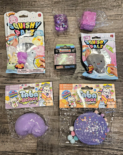 Squishies lot purple theme - squishies,