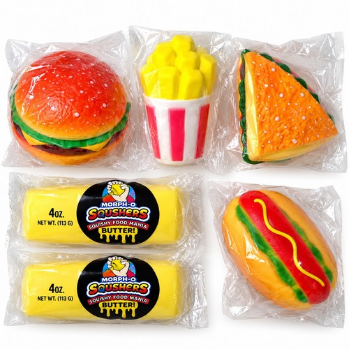 Curated piece squishies food - curated, 6-piece